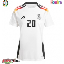 Camiseta Alemania Benjamin Henrichs #20 Primera Equipación Eurocopa 2024 manga corta